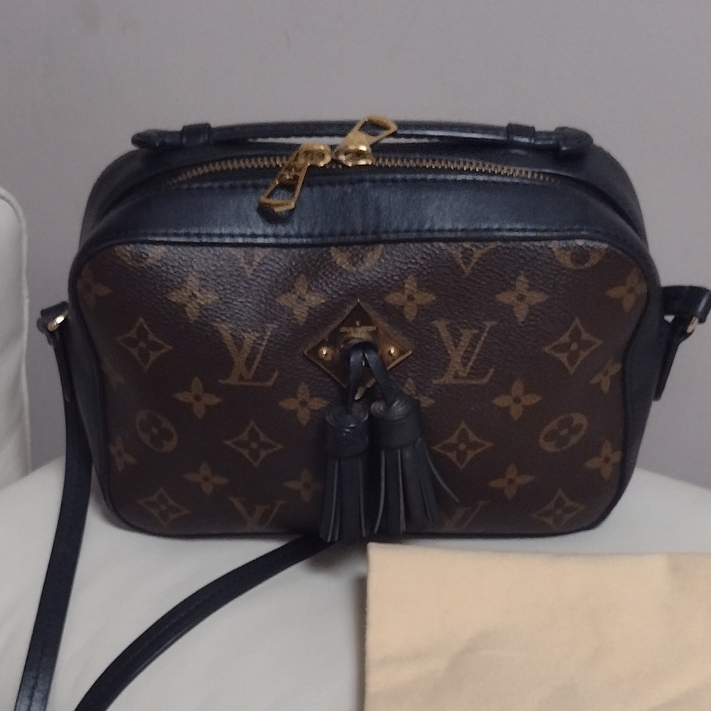Beautiful and Rare Louis Vuitton Saintonge Noir Camera bag✨ - Picture 1 of 16